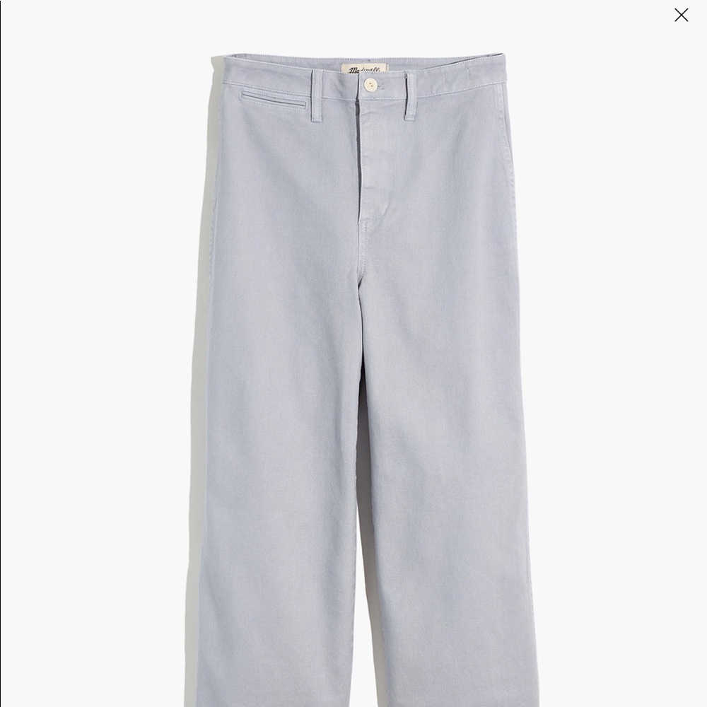 Madewell Slim Emmett Wide-Leg Crop Pants